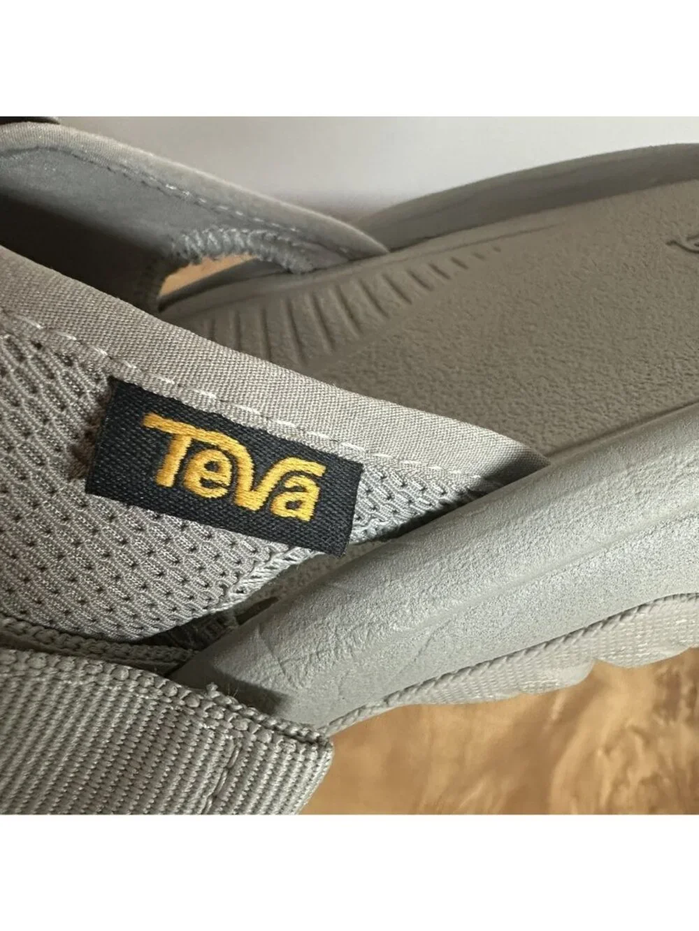 Teva Hurricane Verge Slide Men's Size 14 Gray Sport Sandals Recycled Strappy